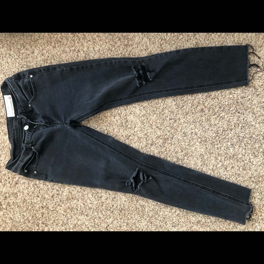 Black petite jeans size 3